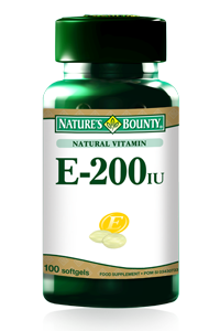 Natural Vitamin E 200 IU 100 softgels
