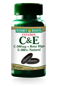 Vitamin C & E 50 softgels