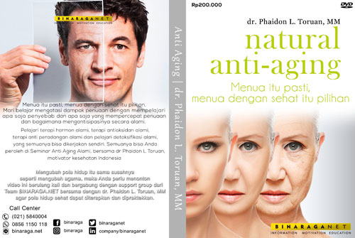 DVD Natural Anti-Aging oleh dr.Phaidon L.Toruan,MM