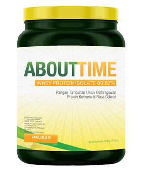 About Time Whey Protein Isolate Coklat 2 Lbs