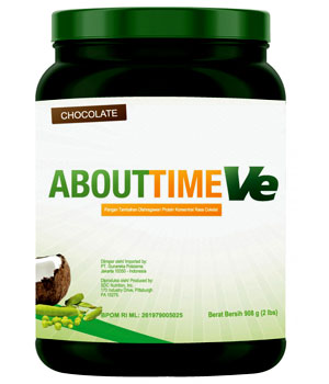 About Time Vegan Protein Coklat 2 Lbs