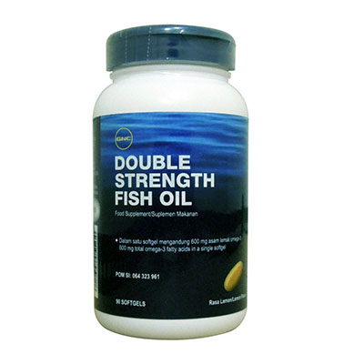 Double Strength Fish Oil 90 Kapsul Lunak