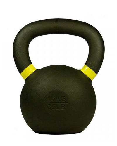 Gravity Cast Iron Kettlebell with color Band 16kg - IR1400