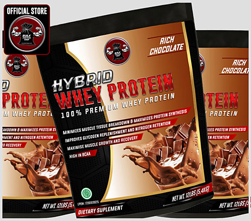 Hybrid Whey Protein 2Lbs Coklat