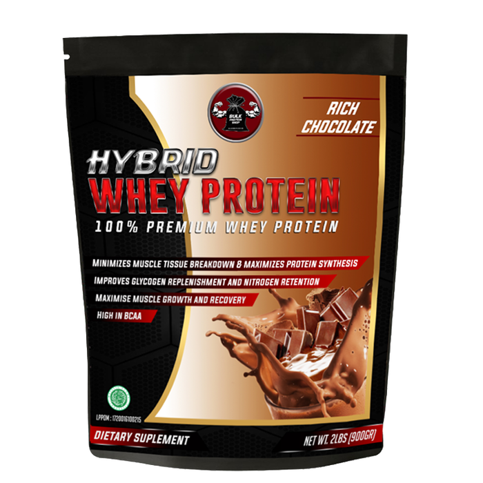 Hybrid Whey Protein 12Lbs Coklat