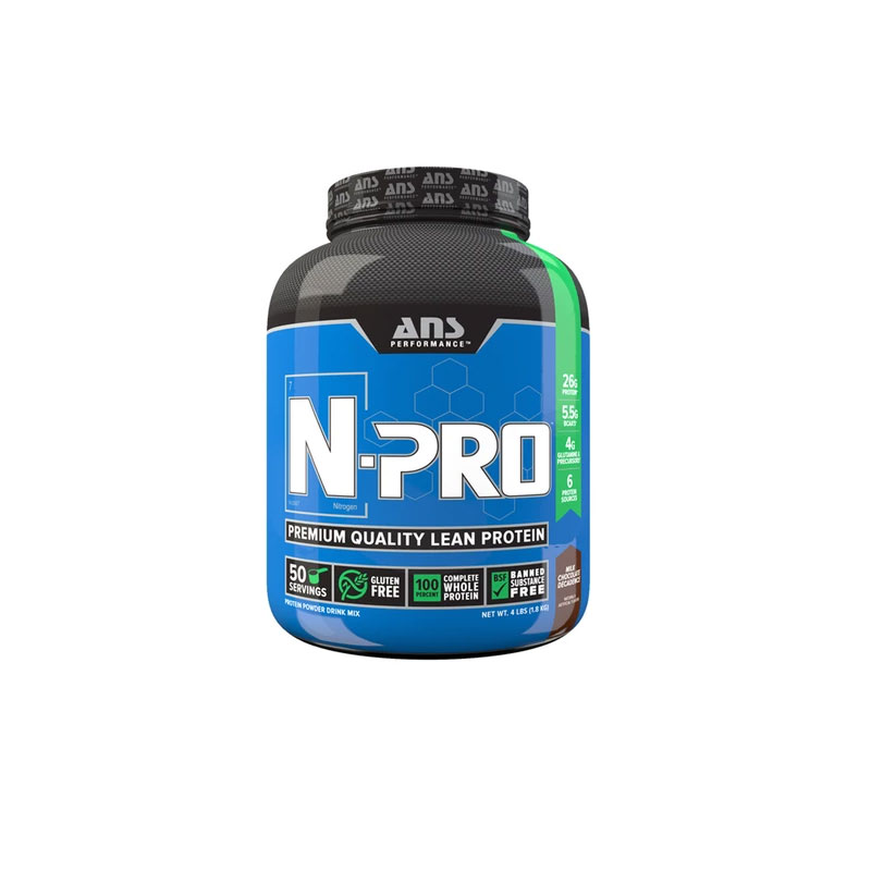 N-Pro 4Lbs Lean Protein Whey 50 Serving Chocolate
